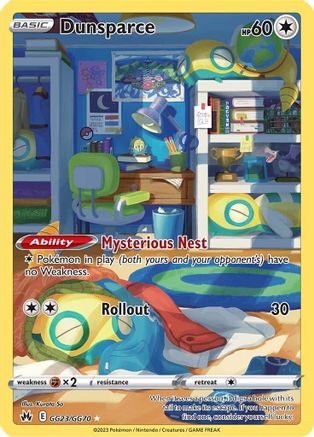 Dunsparce GG23/GG70/70 - Ultra Rare - Holofoil