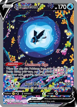 Lumineon V GG39/GG70/70 - Ultra Rare - Holofoil