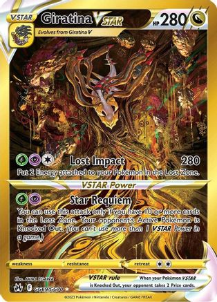 Giratina VSTAR (Secret) GG69/GG70/70 - Secret Rare - Holofoil