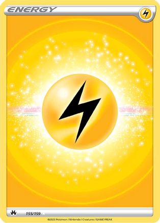 Lightning Energy (Texture Full Art) 155/159/159 - Ultra Rare - Holofoil