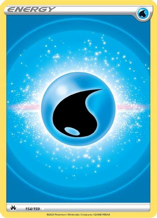 Water Energy (Texture Full Art) 154/159/159 - Ultra Rare - Holofoil