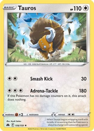 Tauros 106/159/159 - Rare