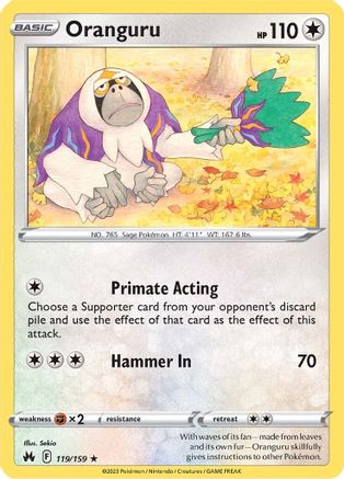 Oranguru 119/159/159 - Rare