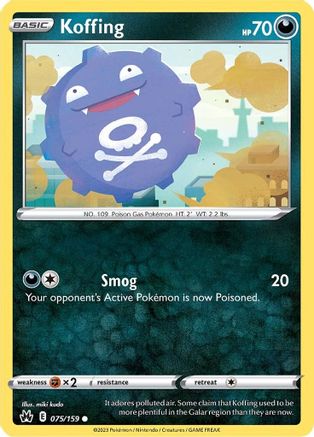 Koffing 075/159/159 - Common