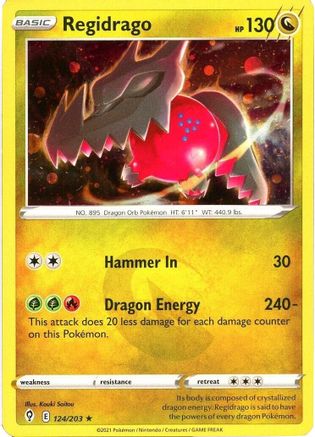 Regidrago 124/203 - Holo Rare - Holofoil