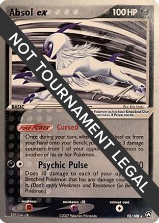 Absol ex - 2007 (Tom Roos) 092 - Rare