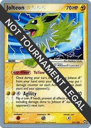 Jolteon Star - 2007 (Tom Roos) 101 - Rare