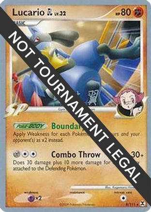 Lucario GL - 2009 (Tsubasa Nakamura) 008 - Rare