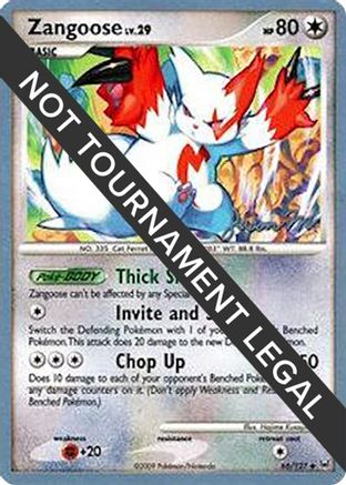 Zangoose - 2009 (Jason Martinez) 066 - Uncommon