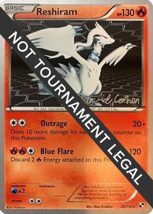 Reshiram - 2011 (David Cohen) 026 - Rare