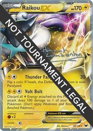 Raikou EX - 2013 (Clement Lamberton) 038 - Ultra Rare
