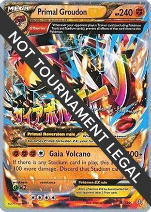 Primal Groudon EX - 2015 (Alejandro Ng-Guzman) 086 - Ultra Rare
