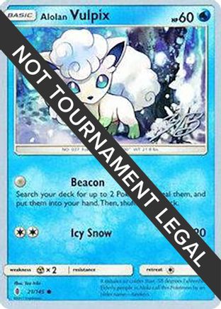 Alolan Vulpix - 2017 (Zachary Bokhari) 021 - Common