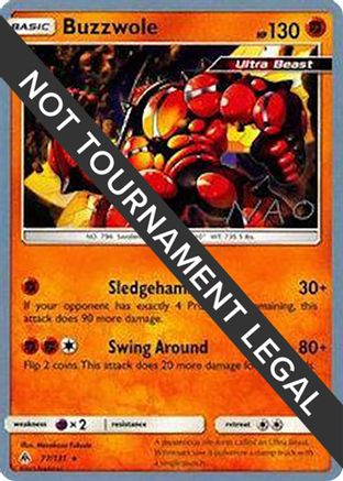 Buzzwole - 2018 (Naohito Inoue) 077 - Rare