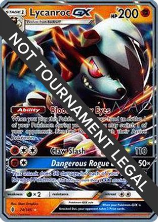 Lycanroc GX - 2018 (Naohito Inoue) 074 - Ultra Rare