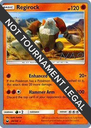 Regirock - 2018 (Naohito Inoue) 080 - Rare