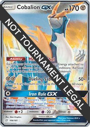 Cobalion GX - 2019 (Henry Brand) 106 - Ultra Rare
