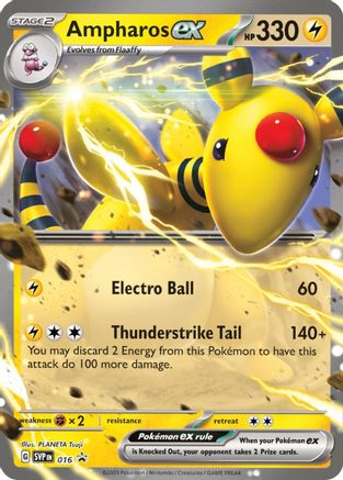 Ampharos ex 016 - Promo - Holofoil