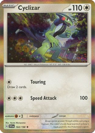 Cyclizar 164/198 - Rare - Holofoil