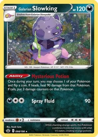Galarian Slowking (Cosmos Holo) 098/198 - Holo Rare - Holofoil