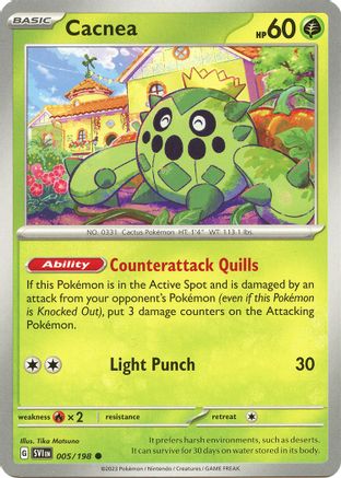 Cacnea 005/198 - Common - Reverse Holofoil