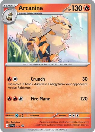 Arcanine 011 - Promo - Holofoil