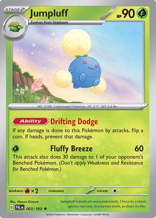 Jumpluff 003/193 - Rare - Holofoil