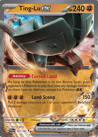 Ting-Lu ex 127/193 - Double Rare - Holofoil