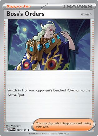 Boss's Orders 172/193 - Rare - Holofoil