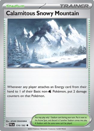 Calamitous Snowy Mountain 174/193 - Uncommon