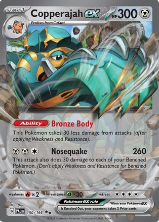 Copperajah ex 150/193 - Double Rare - Holofoil