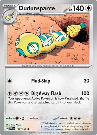 Dudunsparce 157/193 - Uncommon