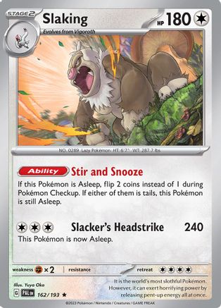 Slaking 162/193 - Rare - Holofoil