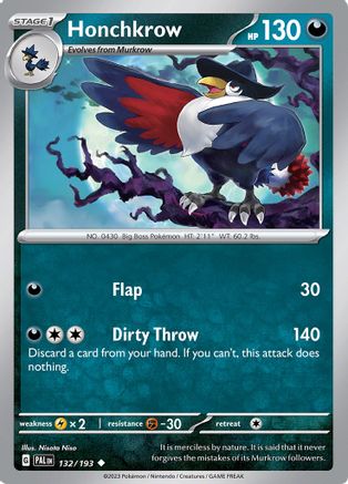 Honchkrow 132/193 - Uncommon