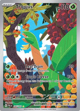 Tropius 195/193 - Illustration Rare - Holofoil