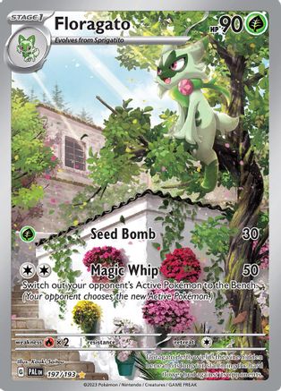 Floragato 197/193 - Illustration Rare - Holofoil