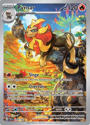 Pyroar 200/193 - Illustration Rare - Holofoil