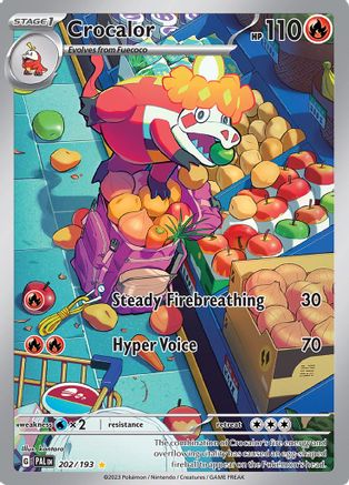 Crocalor 202/193 - Illustration Rare - Holofoil