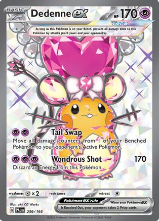 Dedenne ex 239/193 - Ultra Rare - Holofoil