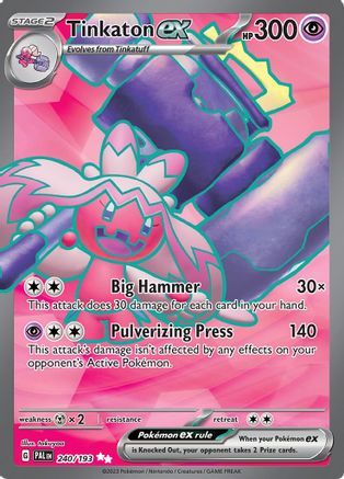 Tinkaton ex 240/193 - Ultra Rare - Holofoil