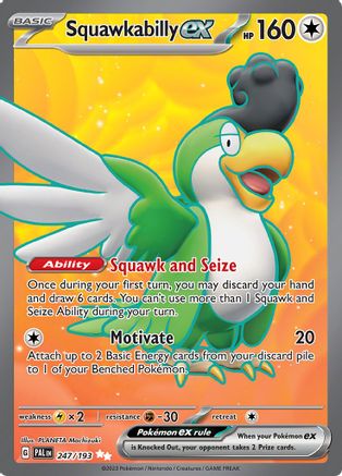 Squawkabilly ex 247/193 - Ultra Rare - Holofoil