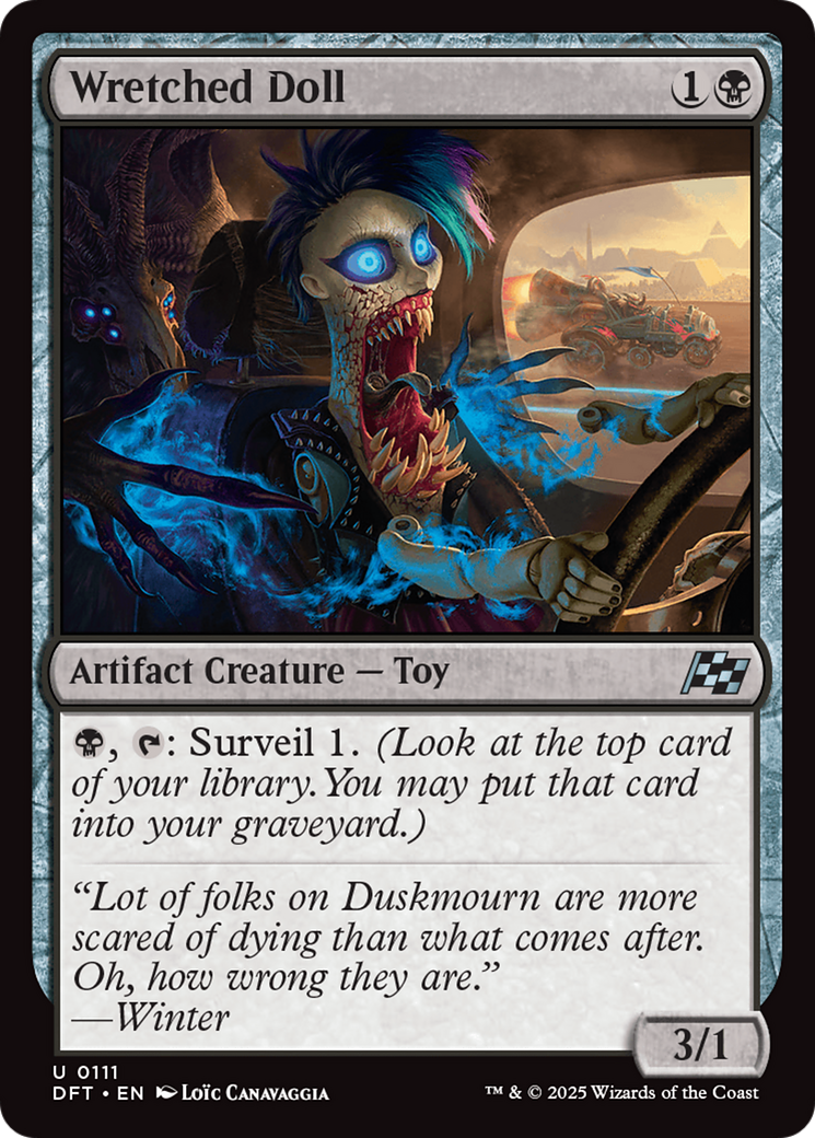 Wretched Doll (-111) - Aetherdrift Foil