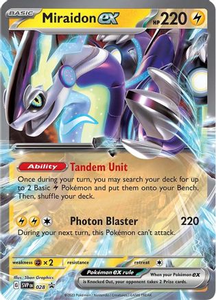 Miraidon ex 028 - Promo - Holofoil