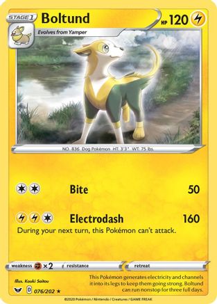 Boltund (076) 076/202 - Rare