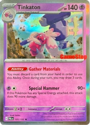 Tinkaton 105/193 - Promo - Holofoil