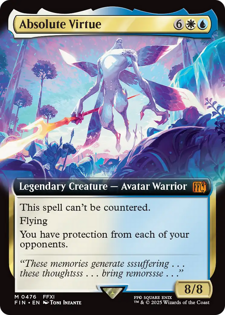 Absolute Virtue (Extended Art) (FIN-476) - FINAL FANTASY Foil