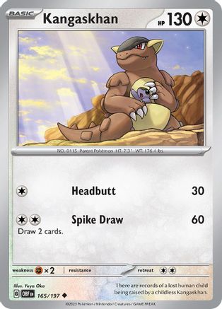 Kangaskhan 165/197 - Uncommon