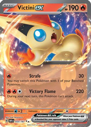 Victini ex 033/197 - Double Rare - Holofoil