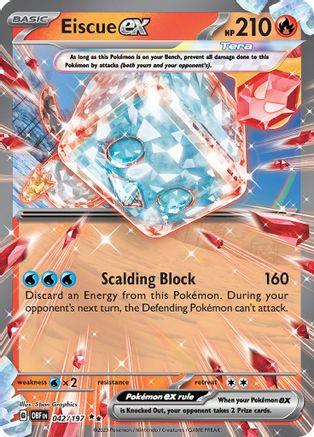 Eiscue ex 042/197 - Double Rare - Holofoil