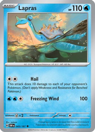 Lapras 045/197 - Uncommon